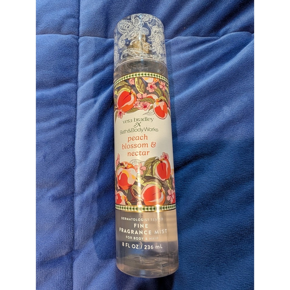 Vera Bradley x Bath & Body Works Peach Blossom & Nectar Mist 8oz Limited Edition